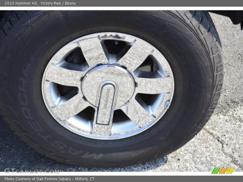 Victory Red / Ebony 2010 Hummer H3