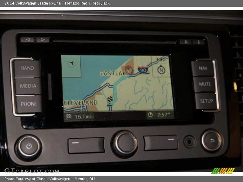 Navigation of 2014 Beetle R-Line