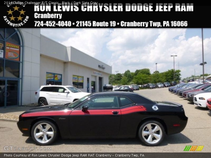 Black / Dark Slate Gray 2014 Dodge Challenger R/T Classic