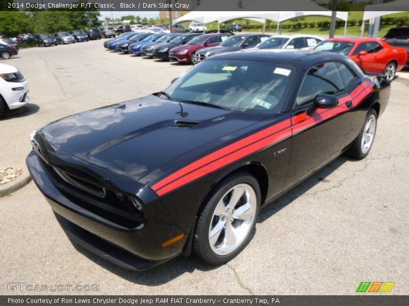 Black / Dark Slate Gray 2014 Dodge Challenger R/T Classic
