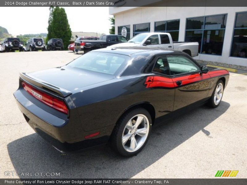 Black / Dark Slate Gray 2014 Dodge Challenger R/T Classic