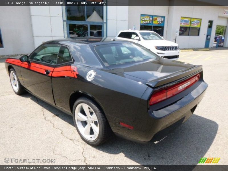 Black / Dark Slate Gray 2014 Dodge Challenger R/T Classic