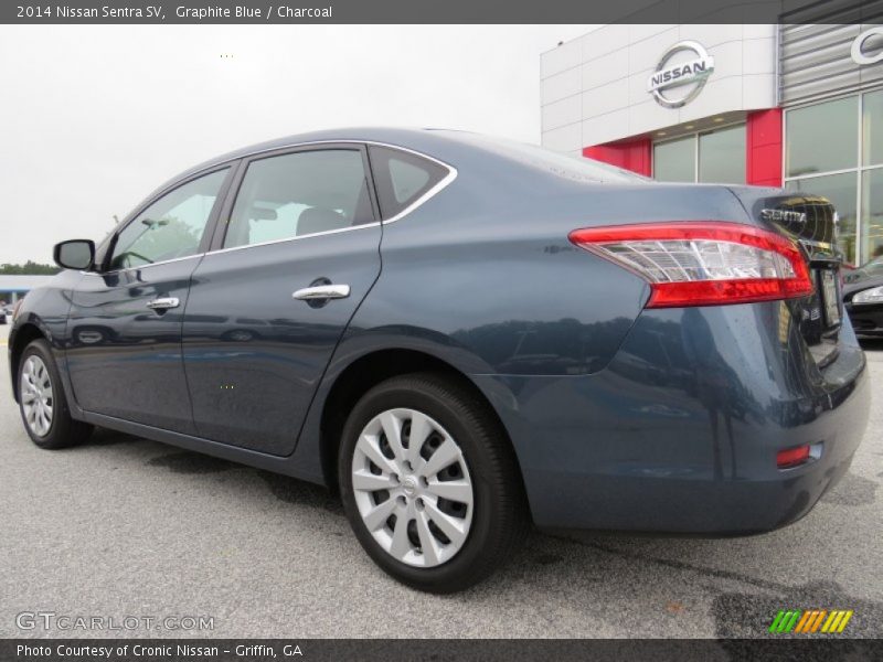 Graphite Blue / Charcoal 2014 Nissan Sentra SV