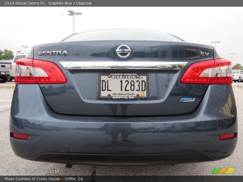 Graphite Blue / Charcoal 2014 Nissan Sentra SV