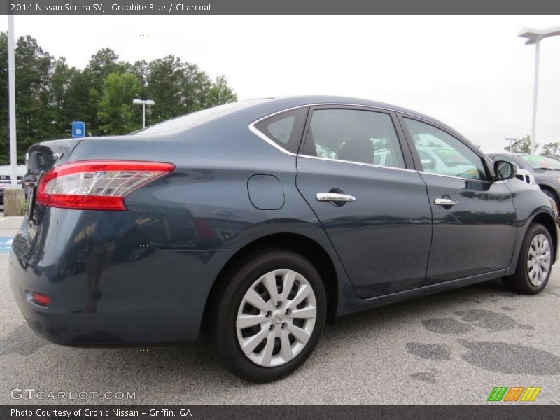 Graphite Blue / Charcoal 2014 Nissan Sentra SV