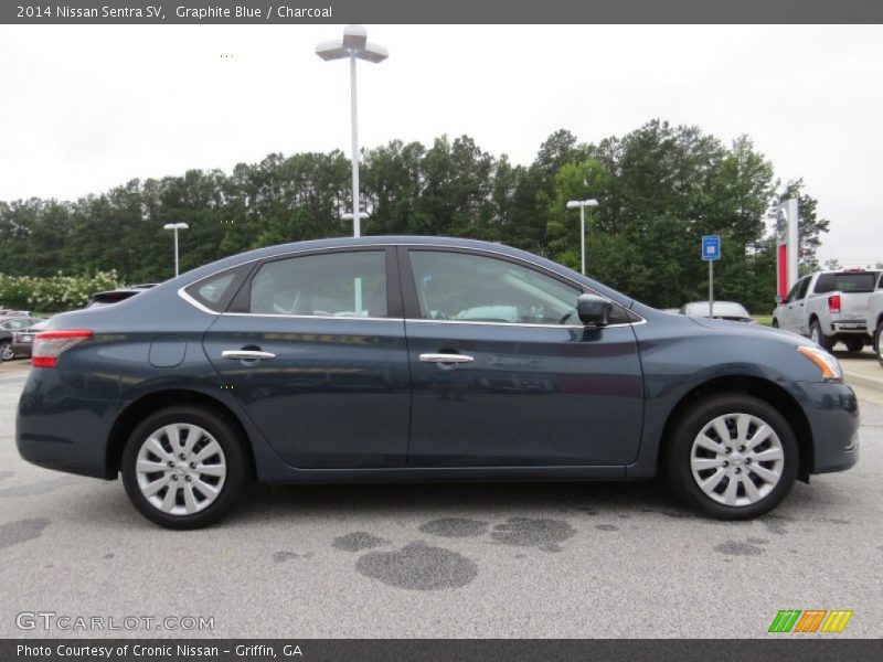 Graphite Blue / Charcoal 2014 Nissan Sentra SV