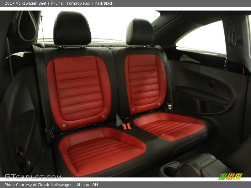 Rear Seat of 2014 Beetle R-Line