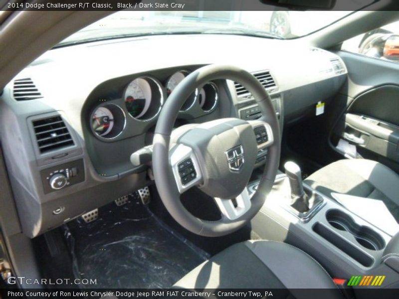 Black / Dark Slate Gray 2014 Dodge Challenger R/T Classic