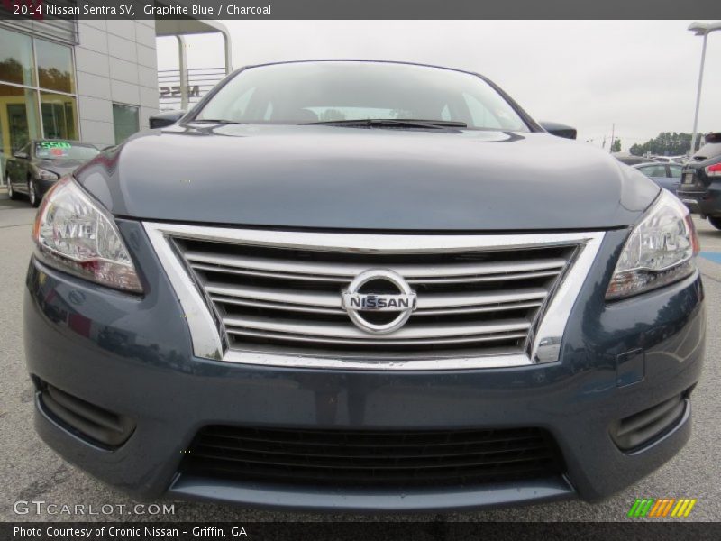 Graphite Blue / Charcoal 2014 Nissan Sentra SV