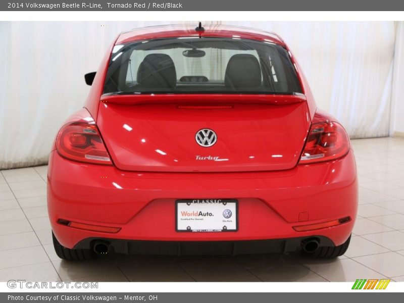 Tornado Red / Red/Black 2014 Volkswagen Beetle R-Line