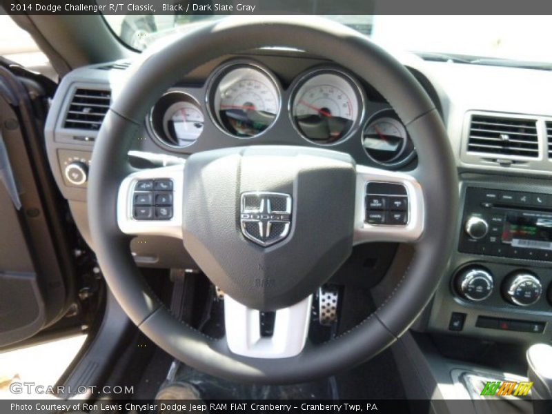 Black / Dark Slate Gray 2014 Dodge Challenger R/T Classic