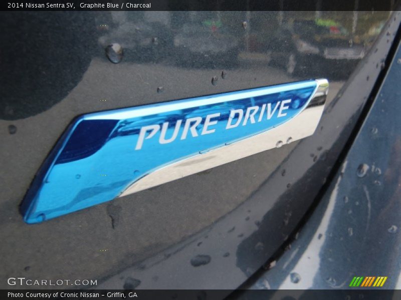 Graphite Blue / Charcoal 2014 Nissan Sentra SV