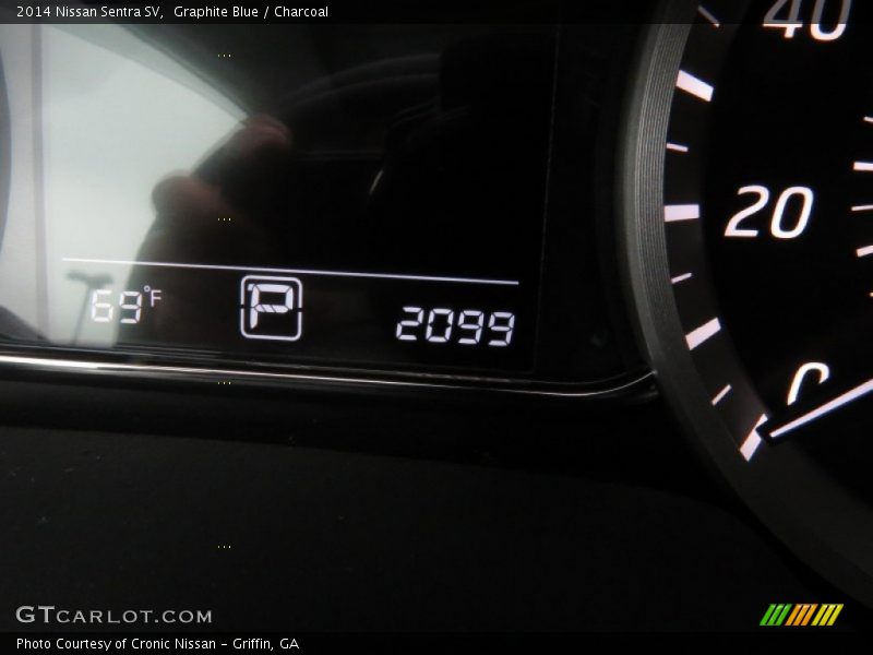 Graphite Blue / Charcoal 2014 Nissan Sentra SV