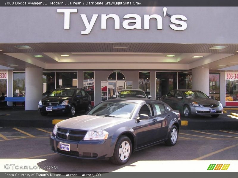 Modern Blue Pearl / Dark Slate Gray/Light Slate Gray 2008 Dodge Avenger SE