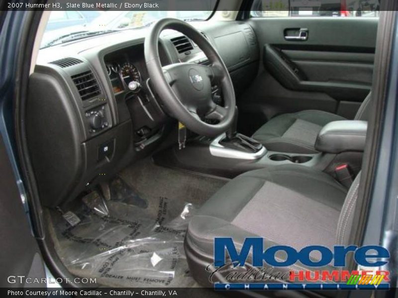Slate Blue Metallic / Ebony Black 2007 Hummer H3