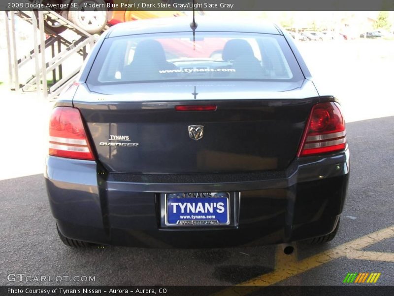 Modern Blue Pearl / Dark Slate Gray/Light Slate Gray 2008 Dodge Avenger SE