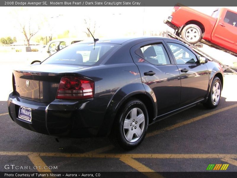 Modern Blue Pearl / Dark Slate Gray/Light Slate Gray 2008 Dodge Avenger SE