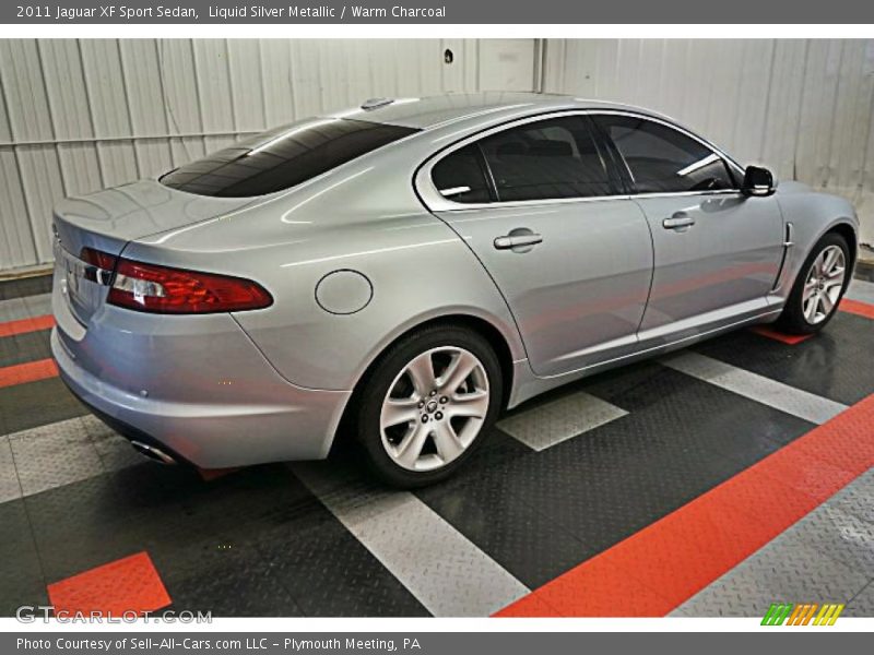 Liquid Silver Metallic / Warm Charcoal 2011 Jaguar XF Sport Sedan