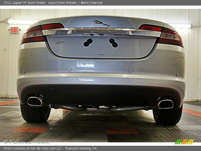 Liquid Silver Metallic / Warm Charcoal 2011 Jaguar XF Sport Sedan