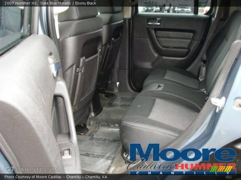 Slate Blue Metallic / Ebony Black 2007 Hummer H3
