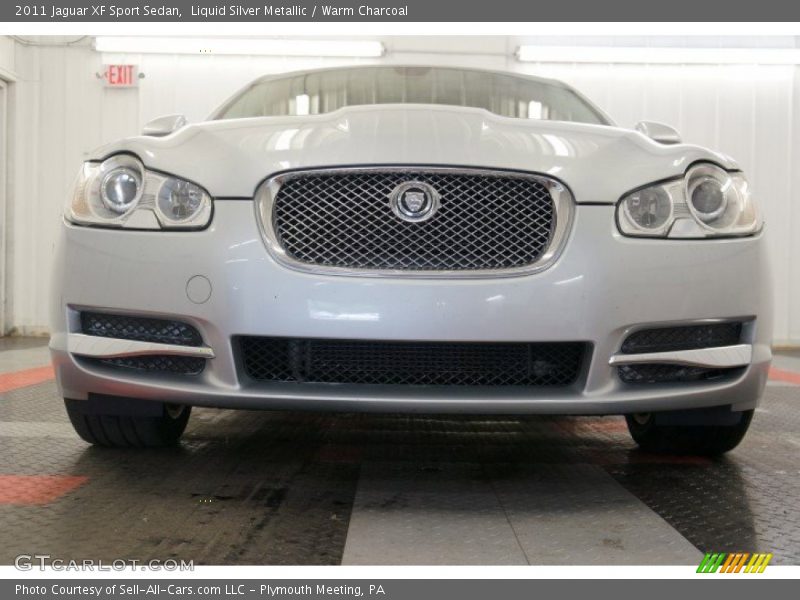 Liquid Silver Metallic / Warm Charcoal 2011 Jaguar XF Sport Sedan