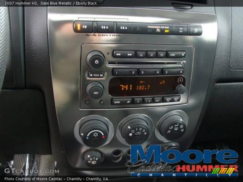 Slate Blue Metallic / Ebony Black 2007 Hummer H3