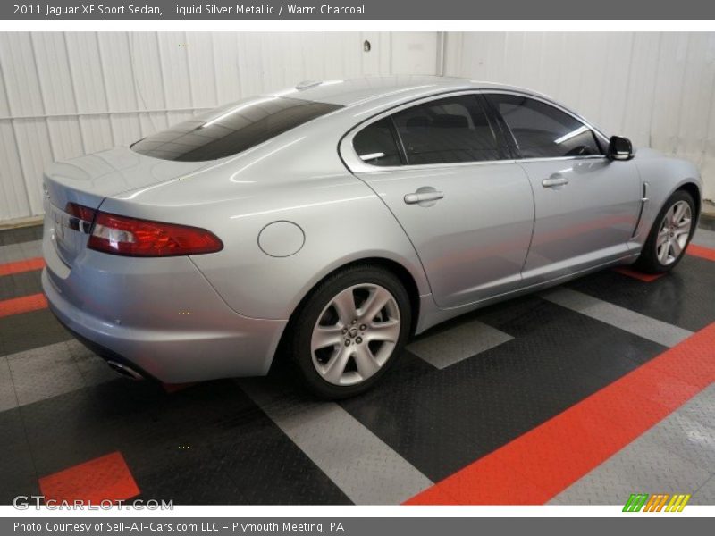 Liquid Silver Metallic / Warm Charcoal 2011 Jaguar XF Sport Sedan