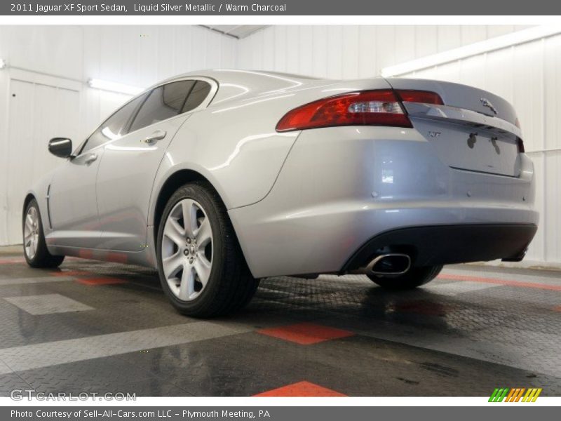 Liquid Silver Metallic / Warm Charcoal 2011 Jaguar XF Sport Sedan