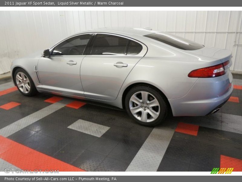 Liquid Silver Metallic / Warm Charcoal 2011 Jaguar XF Sport Sedan