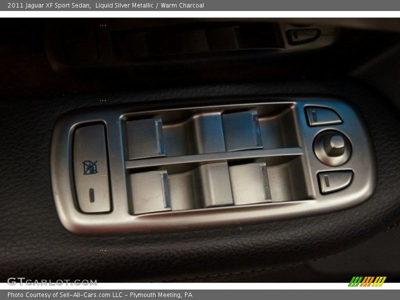 Liquid Silver Metallic / Warm Charcoal 2011 Jaguar XF Sport Sedan