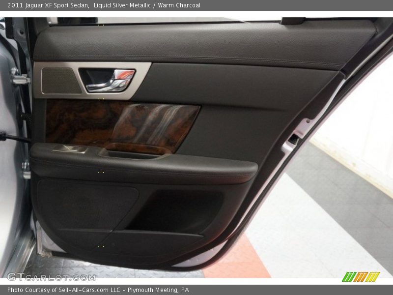 Liquid Silver Metallic / Warm Charcoal 2011 Jaguar XF Sport Sedan