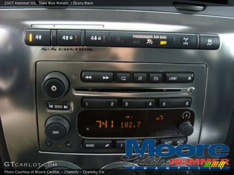 Slate Blue Metallic / Ebony Black 2007 Hummer H3