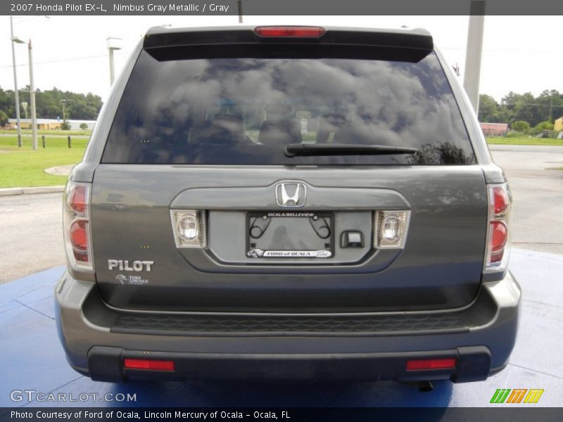 Nimbus Gray Metallic / Gray 2007 Honda Pilot EX-L