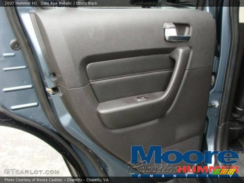 Slate Blue Metallic / Ebony Black 2007 Hummer H3