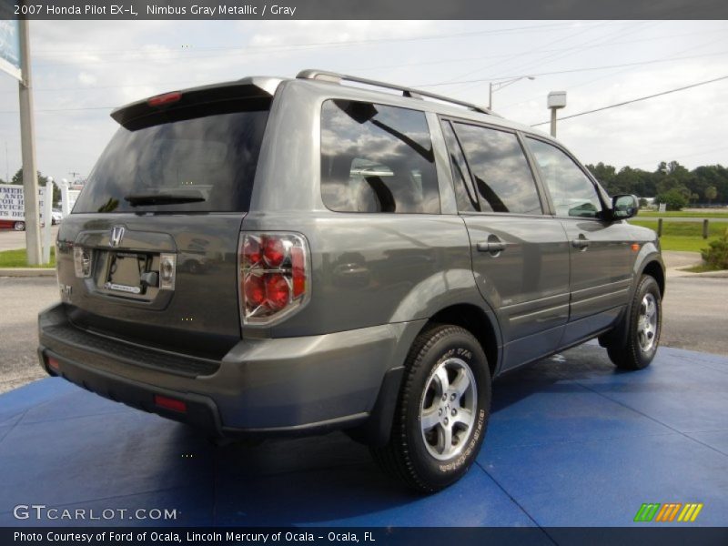 Nimbus Gray Metallic / Gray 2007 Honda Pilot EX-L