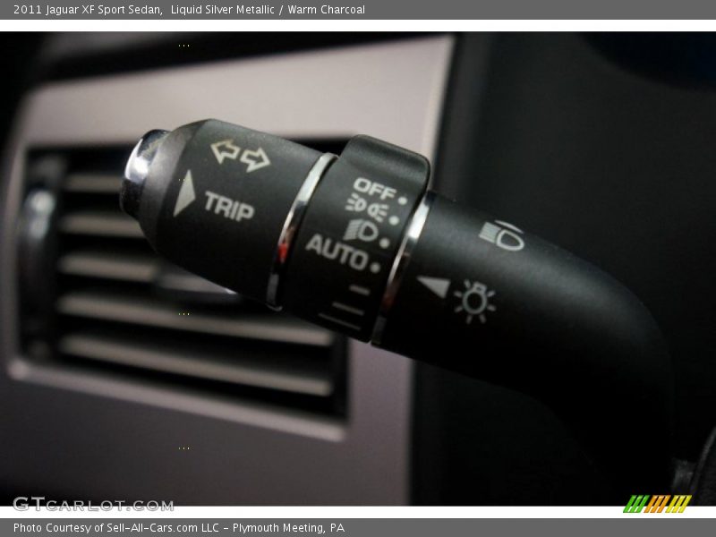 Liquid Silver Metallic / Warm Charcoal 2011 Jaguar XF Sport Sedan