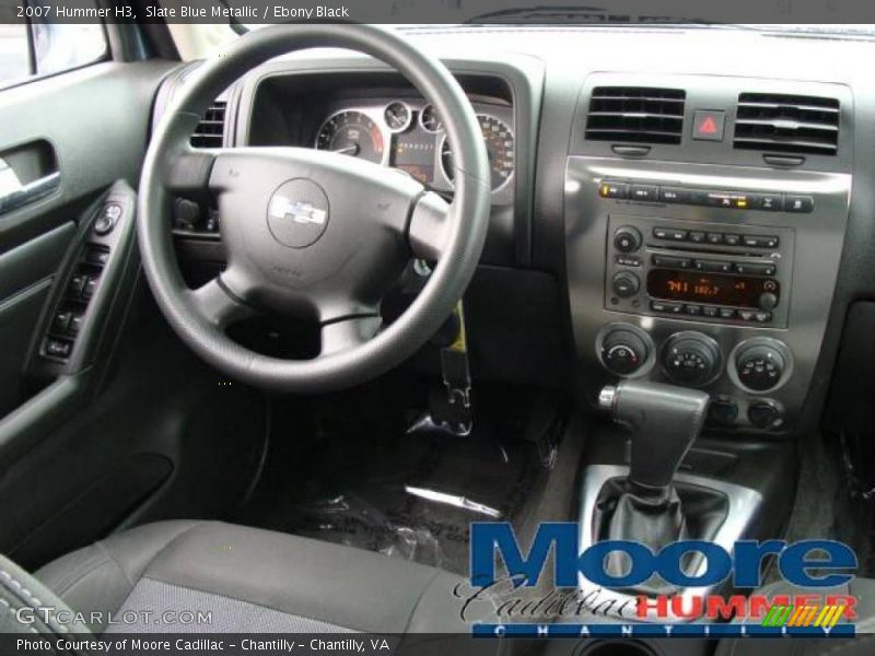 Slate Blue Metallic / Ebony Black 2007 Hummer H3