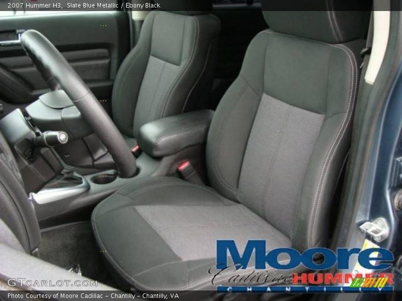 Slate Blue Metallic / Ebony Black 2007 Hummer H3