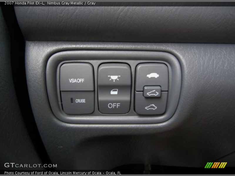 Nimbus Gray Metallic / Gray 2007 Honda Pilot EX-L