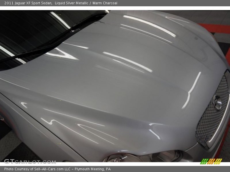 Liquid Silver Metallic / Warm Charcoal 2011 Jaguar XF Sport Sedan