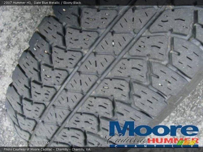 Slate Blue Metallic / Ebony Black 2007 Hummer H3