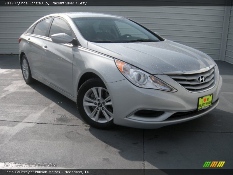 Radiant Silver / Gray 2012 Hyundai Sonata GLS