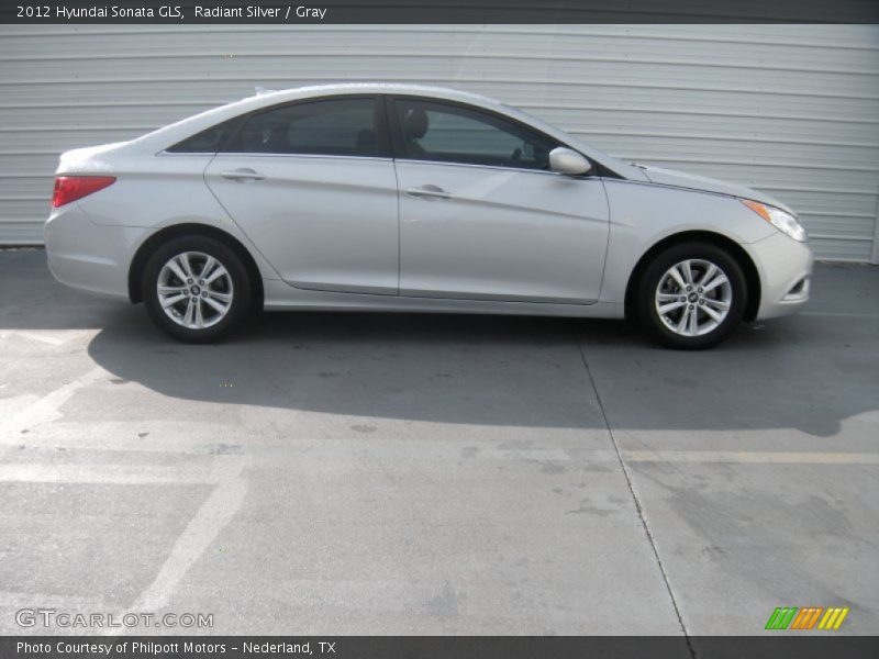 Radiant Silver / Gray 2012 Hyundai Sonata GLS