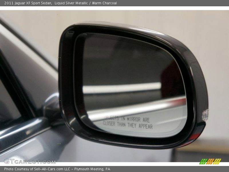 Liquid Silver Metallic / Warm Charcoal 2011 Jaguar XF Sport Sedan
