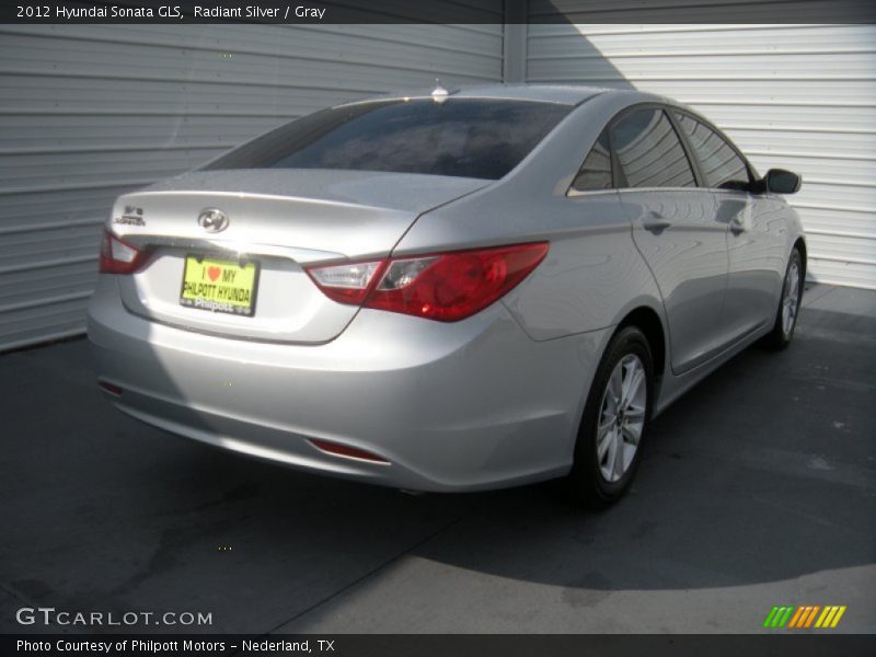 Radiant Silver / Gray 2012 Hyundai Sonata GLS