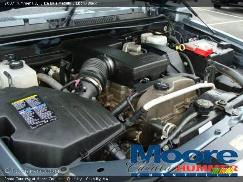 Slate Blue Metallic / Ebony Black 2007 Hummer H3
