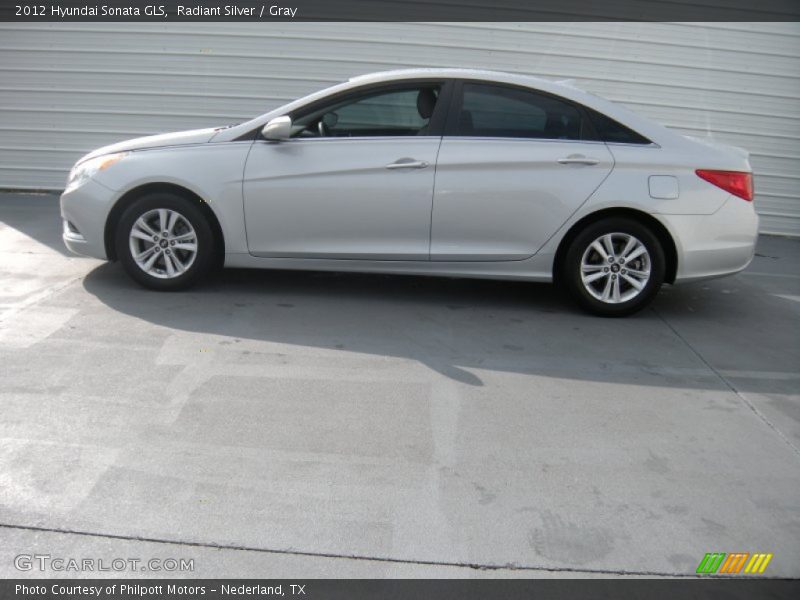 Radiant Silver / Gray 2012 Hyundai Sonata GLS