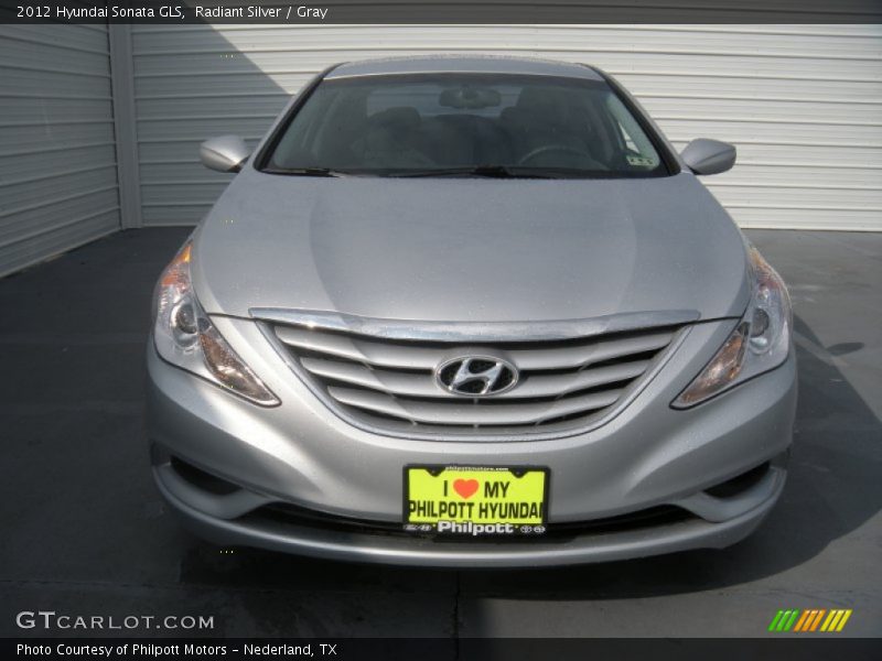 Radiant Silver / Gray 2012 Hyundai Sonata GLS