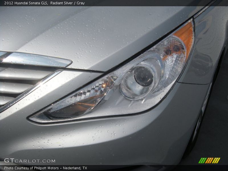Radiant Silver / Gray 2012 Hyundai Sonata GLS