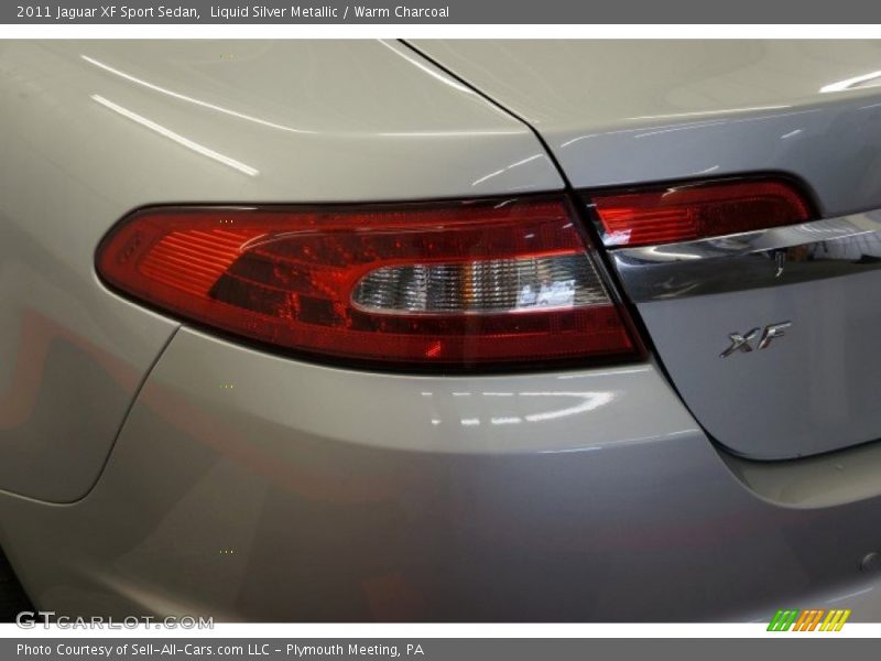 Liquid Silver Metallic / Warm Charcoal 2011 Jaguar XF Sport Sedan